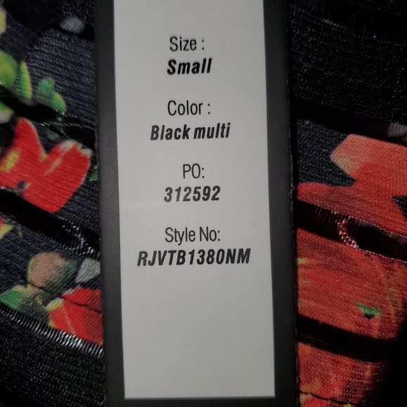 ROMEO & JULIET COUTURE NWT Floral Mesh Panel Skirt - Picture 9 of 13